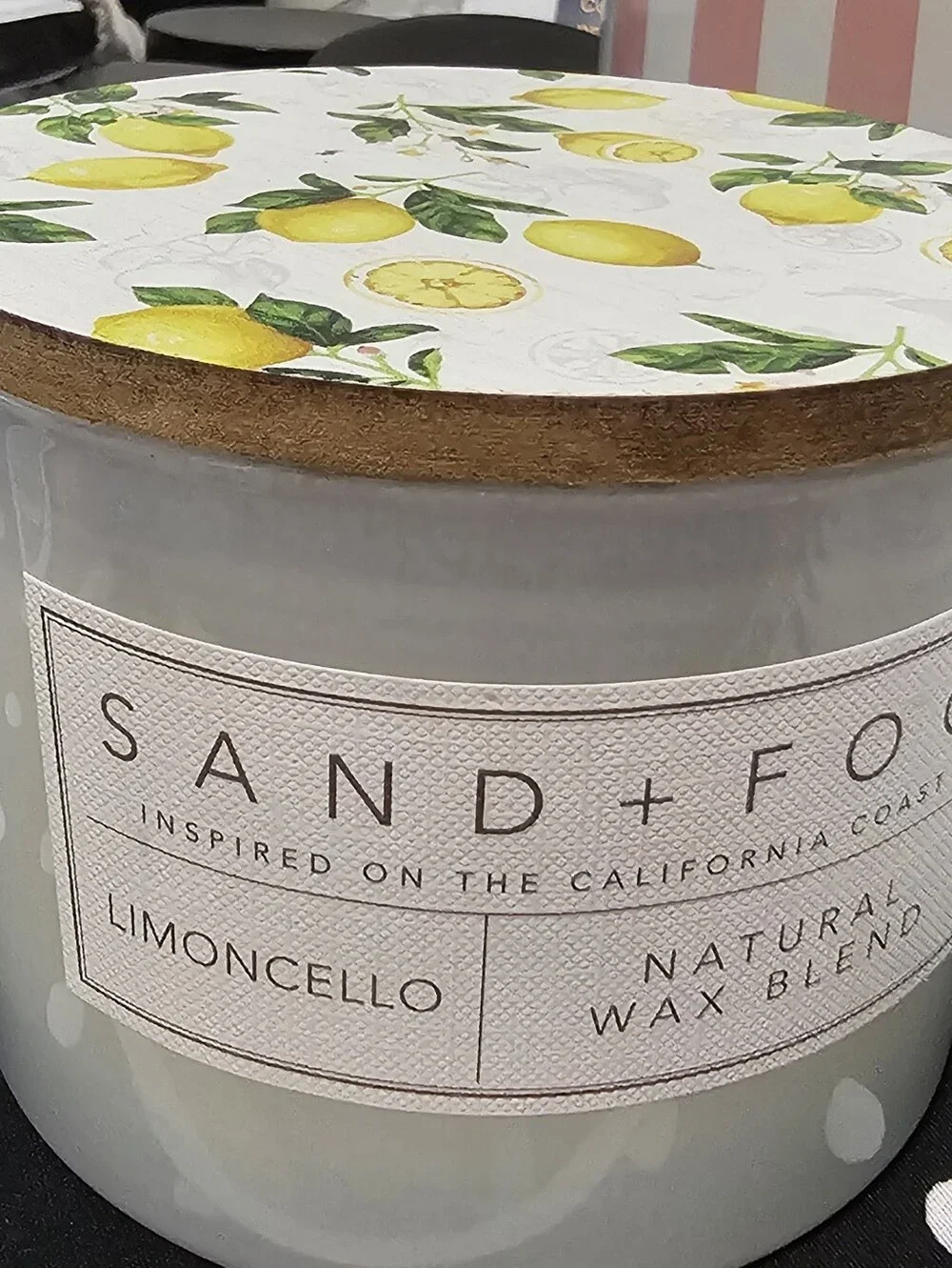 Sand + Fog Limoncello 2-Wick Candle ~ 12 oz